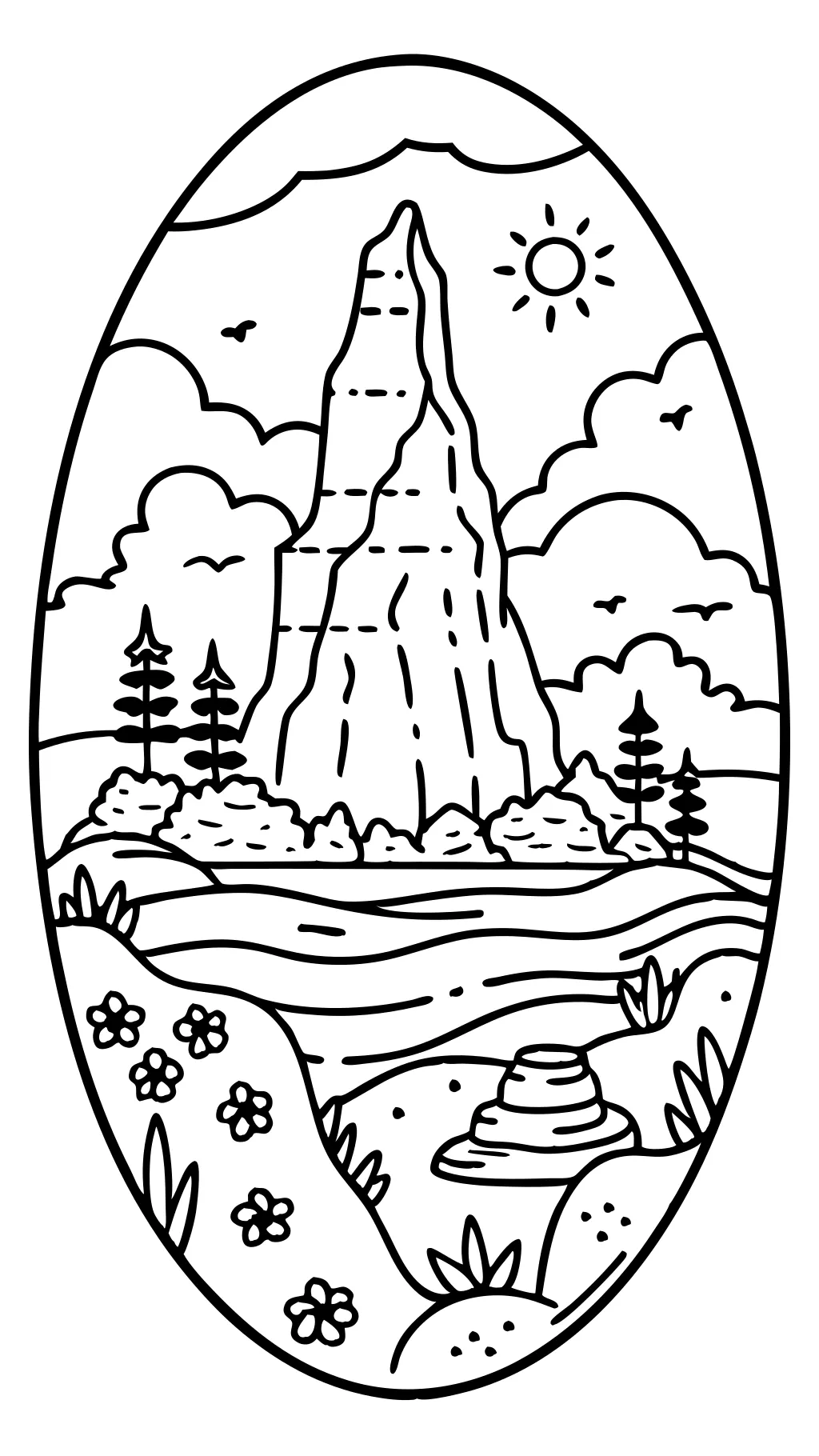 the rock coloring pages